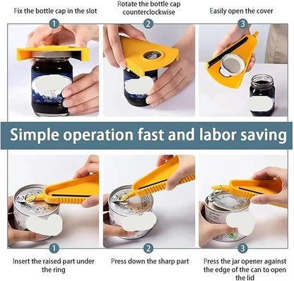 Manual Multifunctional Non-Slip Can And Beer Opener