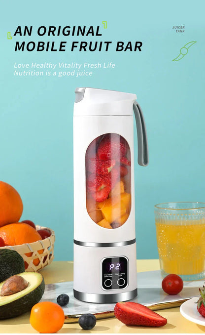 450ML Portable Juicer Cup USB Rechargeabl