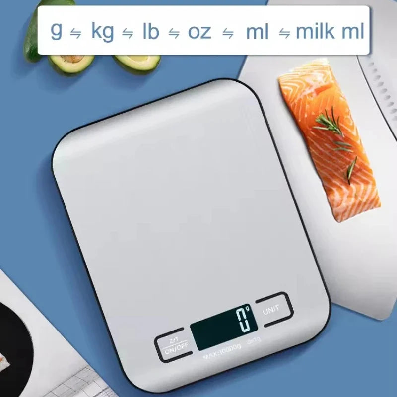 5kg/1g Kitchen Digital Scale Stainless Steel
