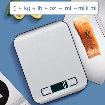 5kg/1g Kitchen Digital Scale Stainless Steel