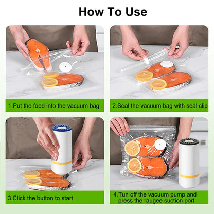 Electric Air Pump Rechargeable for Food