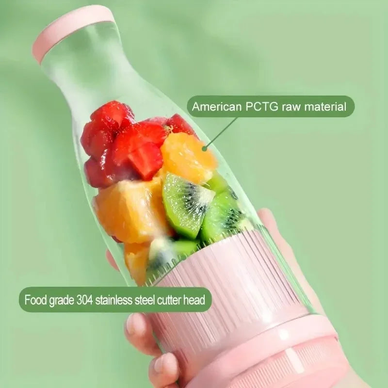 Portable Mini Electric Blender 300ml Juicer C..