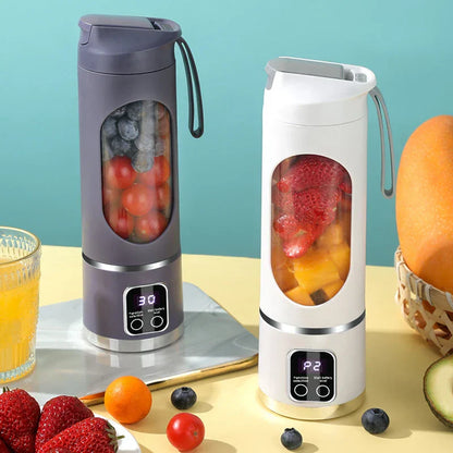 450ML Portable Juicer Cup USB Rechargeabl