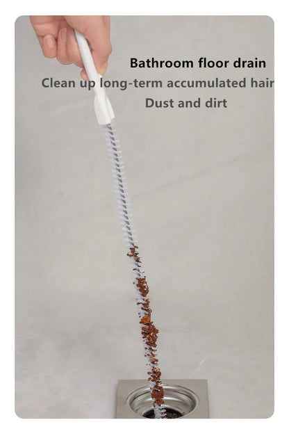Pipe Dredging Brush Bathroom Hair Sewer