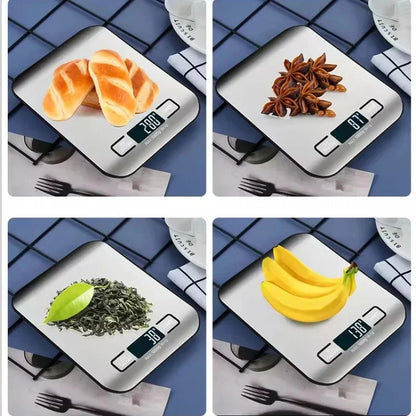 5kg/1g Kitchen Digital Scale Stainless Steel