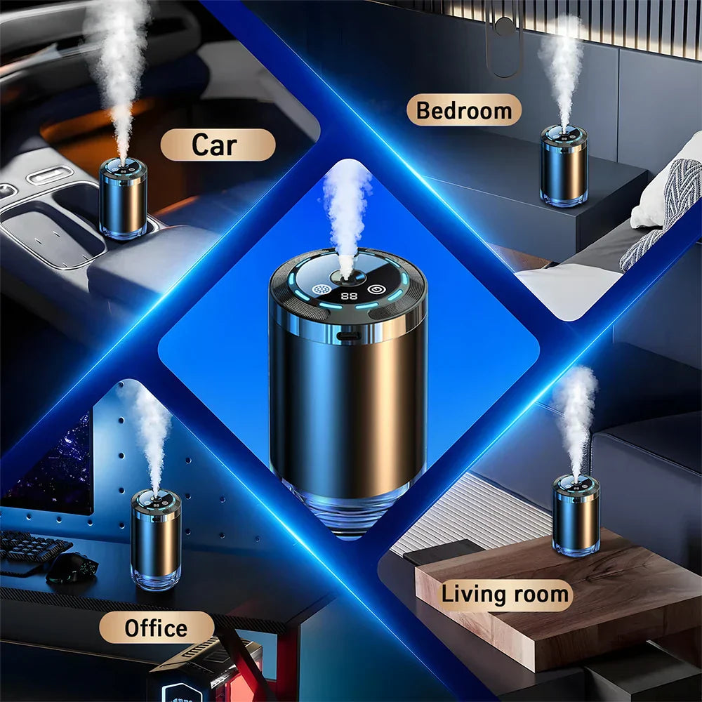 Car Electric Air Diffuser Aroma Car Air Vent Humidifier Mist Aromatherapy Car Air Freshener For Removing Odors Car Accessories