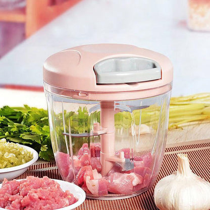 500/900ML Manual Meat Mincer Garlic Chopper
