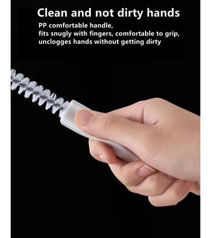 Pipe Dredging Brush Bathroom Hair Sewer