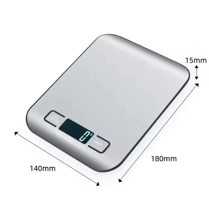5kg/1g Kitchen Digital Scale Stainless Steel