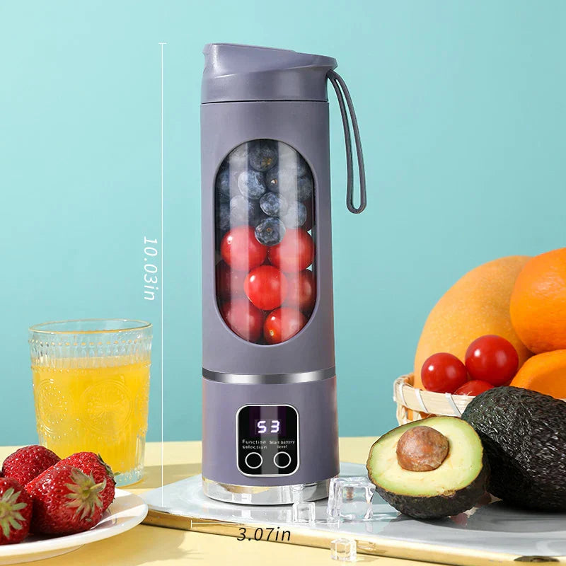 450ML Portable Juicer Cup USB Rechargeabl