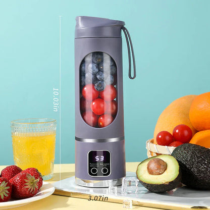 450ML Portable Juicer Cup USB Rechargeabl