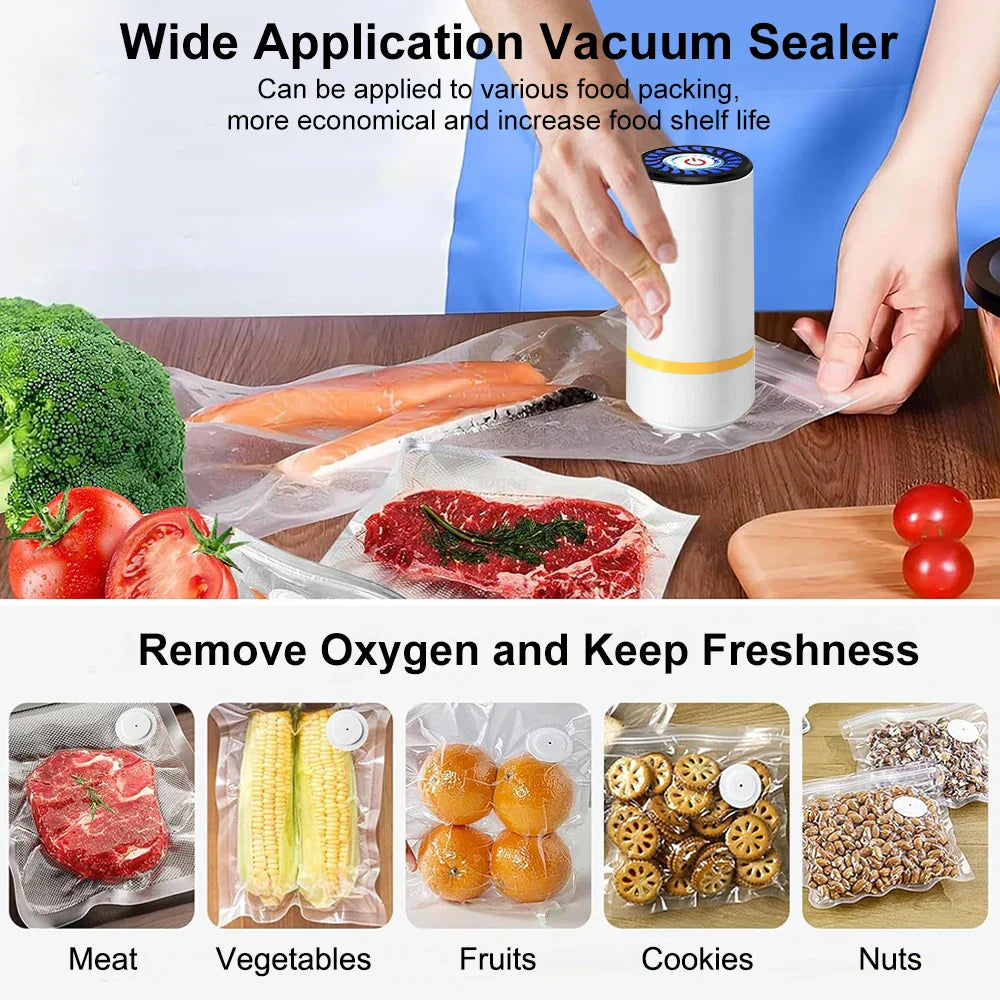 Electric Air Pump Rechargeable for Food