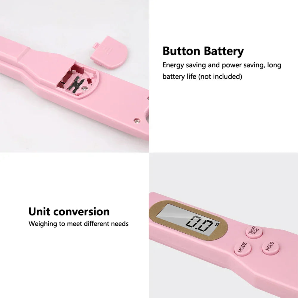 Mini Digitale Lepelweegschaal - Nauwkeurige 0.1-500g Elektronische LCD Keukenweegschaal