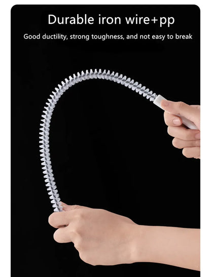 Pipe Dredging Brush Bathroom Hair Sewer