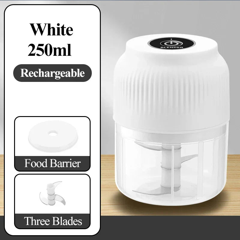 SHVY-250ml Mini Usb Wireless Electric Garlic